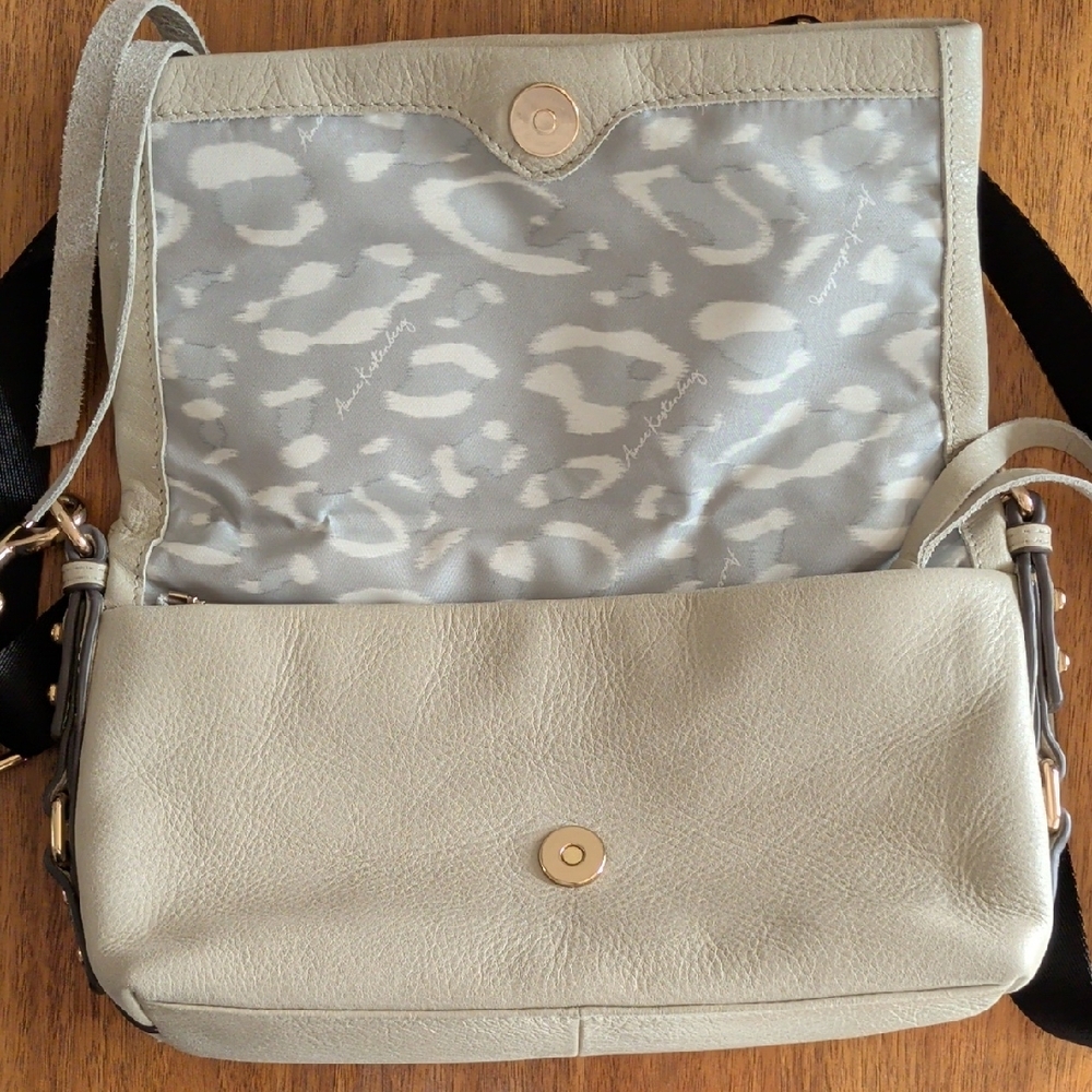 Aimee Kestenberg Zip Me Up Elephant Gray Crossbody Bag - Picture 4 of 11